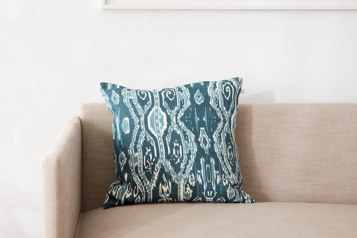 Ikat Madras Kissenbezug 50 x 50cm, Palace blue-heaven blue Chhatwal & Jonsson