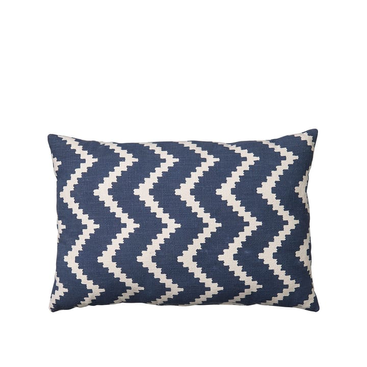 Ikat Sema Kissen - Blue/off white, 40cm - Chhatwal & Jonsson