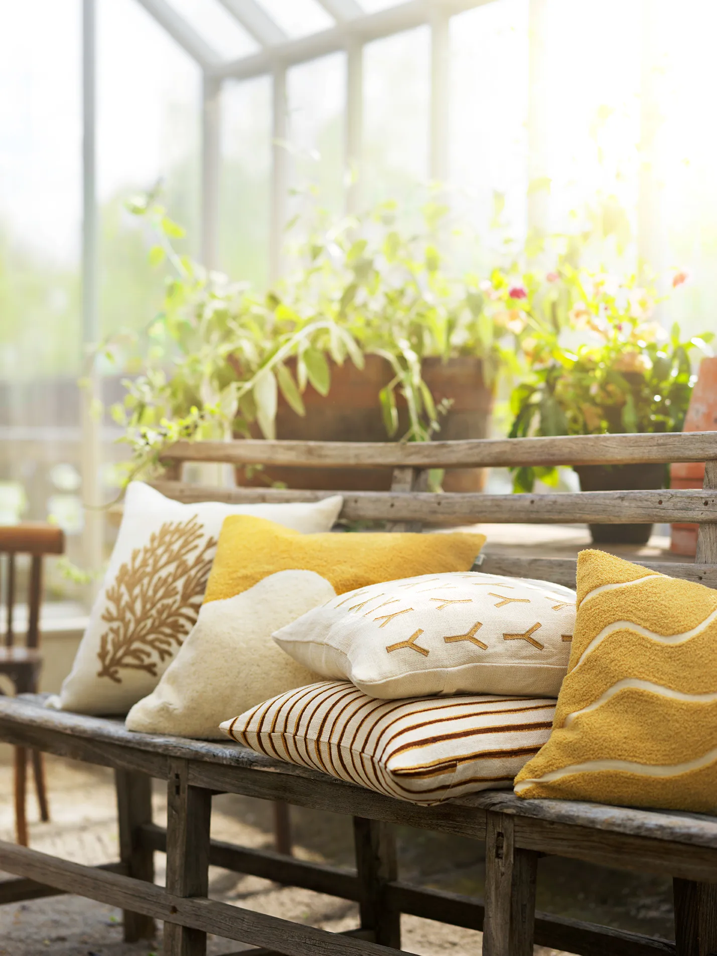 Jaipur Stripe Kissenbezug 50 x 50cm, Khaki-taupe Chhatwal & Jonsson