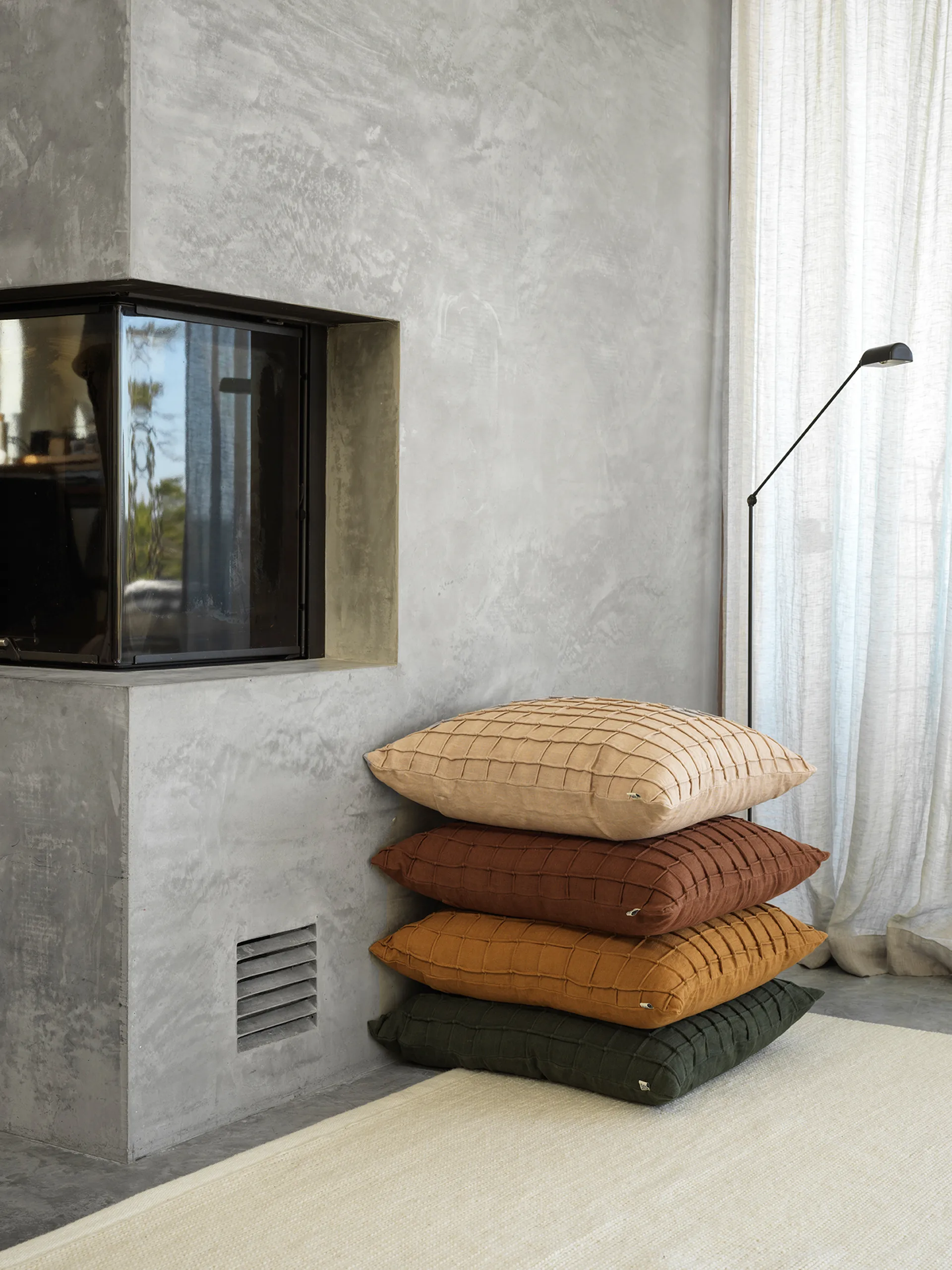 Jammu Kissenbezug 50 x 50cm, Cognac Chhatwal & Jonsson