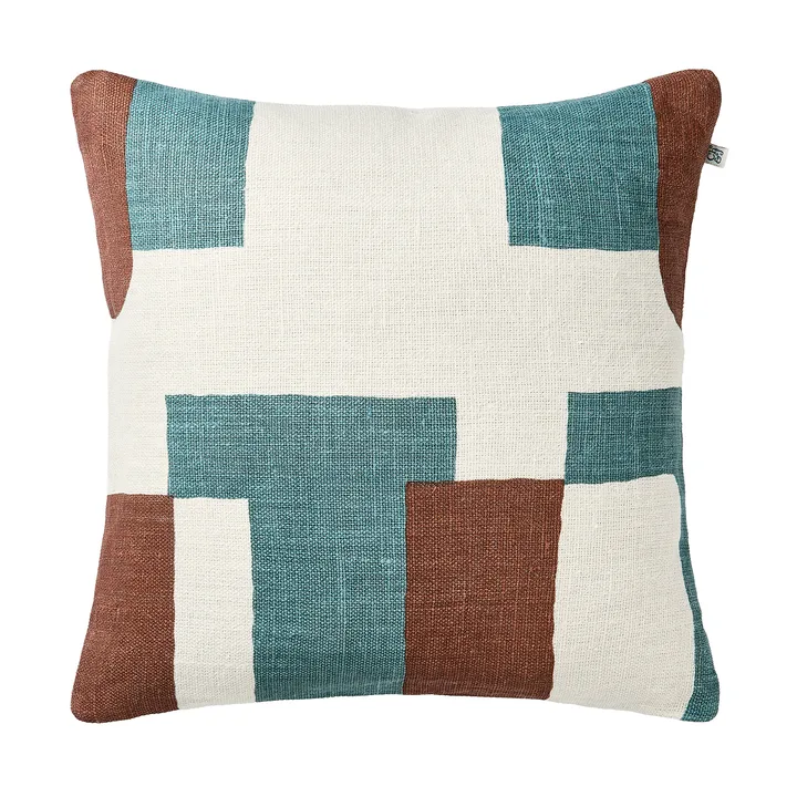 Jay Kissenbezug - Terracotta-heaven blue, 50x50 cm - Chhatwal & Jonsson