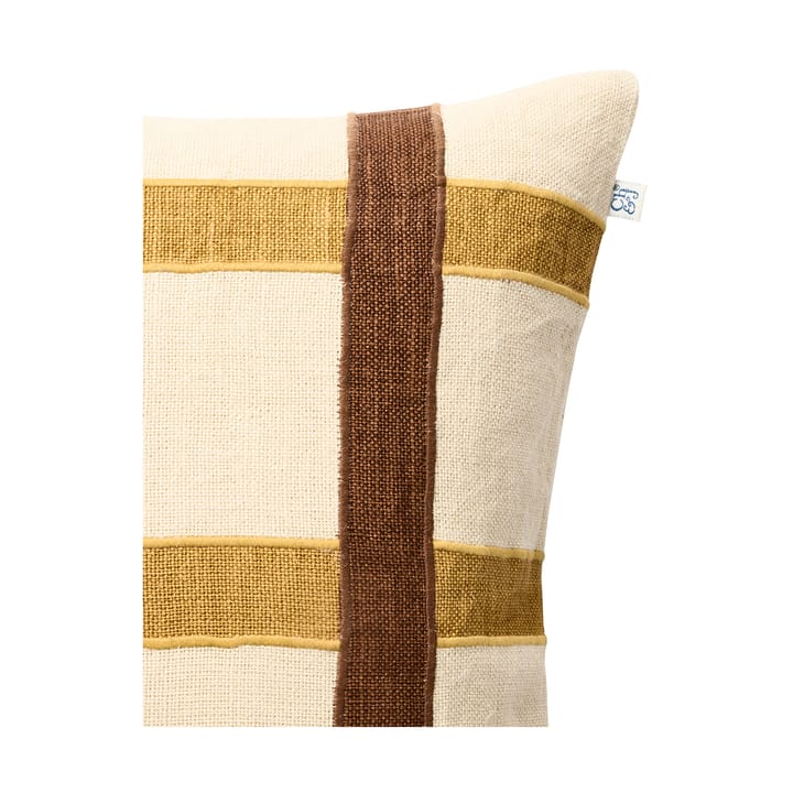 Kiran Kissenbezug 50 x 50cm, Spicy Yellow-Taupe Chhatwal & Jonsson