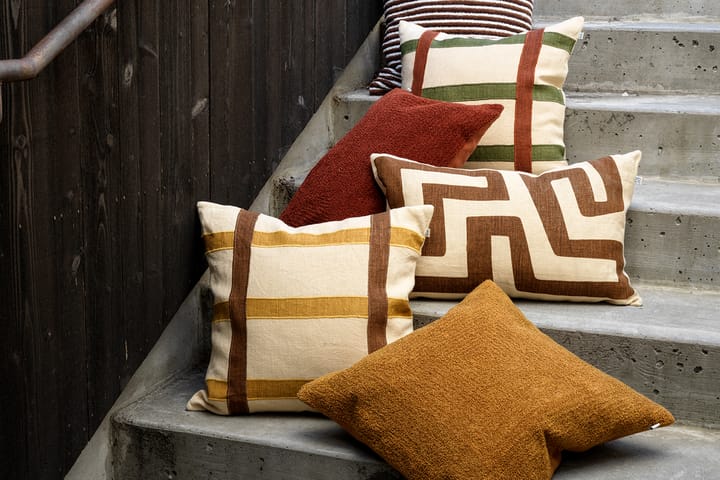 Kiran Kissenbezug 50 x 50cm, Spicy Yellow-Taupe Chhatwal & Jonsson