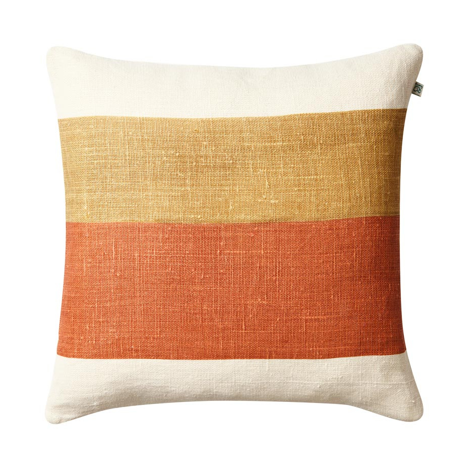 Chhatwal & Jonsson Kumar Kissenbezug 50 x 50cm Khaki-apricot orange