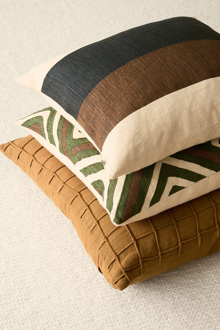 Kumar Kissenbezug 50 x 50cm, Taupe-Dark Brown Chhatwal & Jonsson