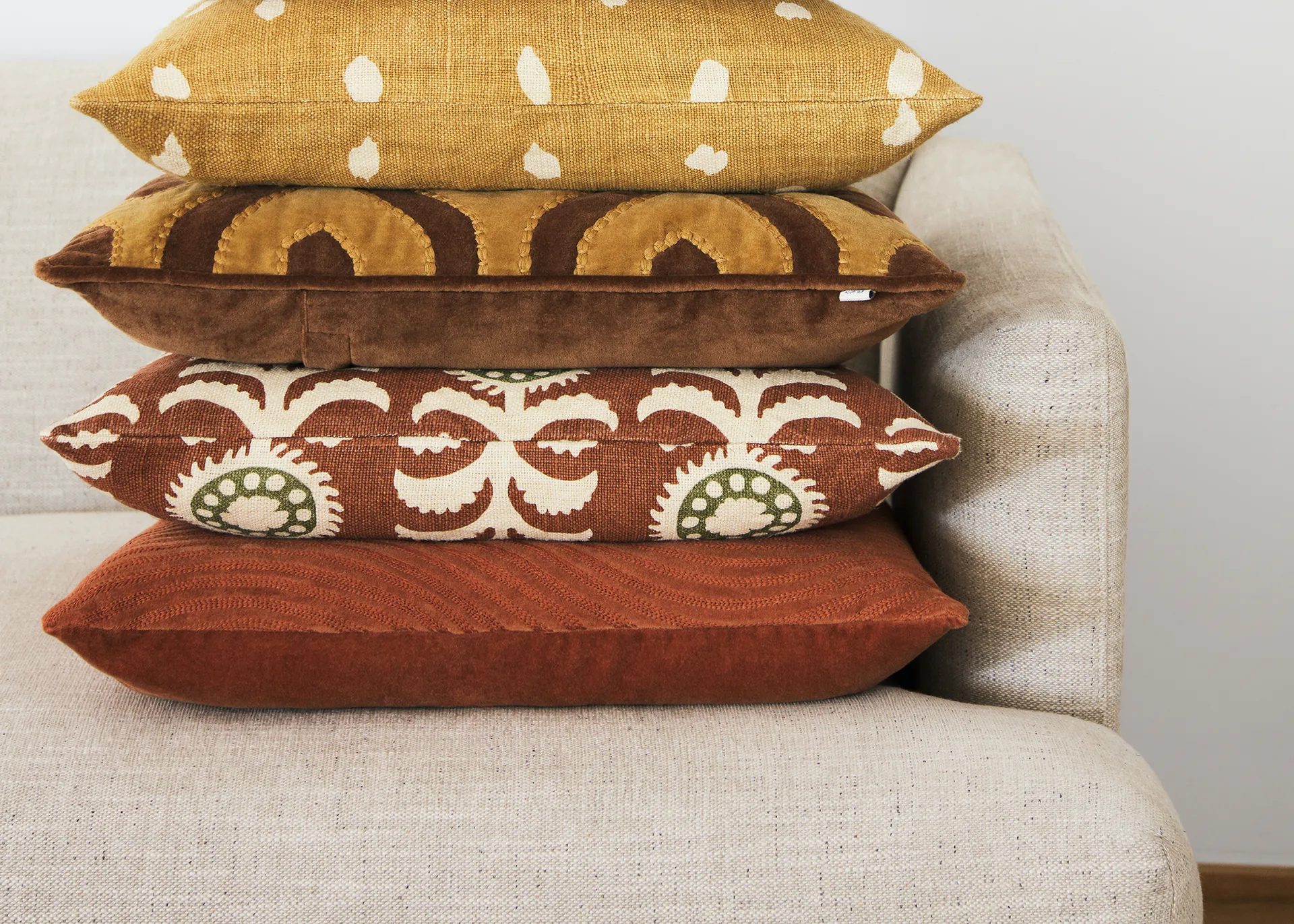 Kunal Kissenbezug 50 x 50 cm, Terracotta Chhatwal & Jonsson