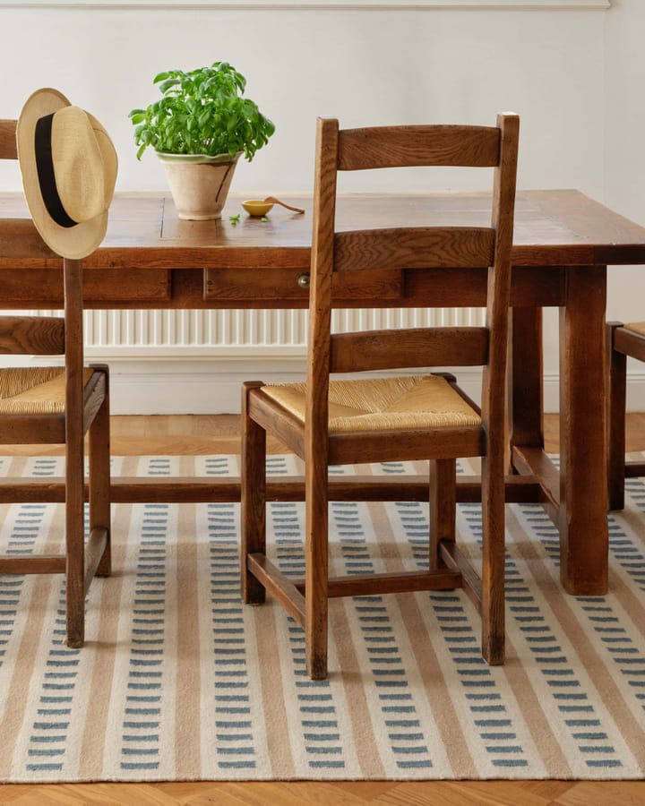 Ladakh Wollteppich 230x320 cm, Off white-l. beige-heaven blue Chhatwal & Jonsson