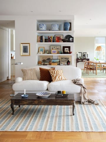 Ladakh Wollteppich 230x320 cm - Off white-l. beige-heaven blue - Chhatwal & Jonsson