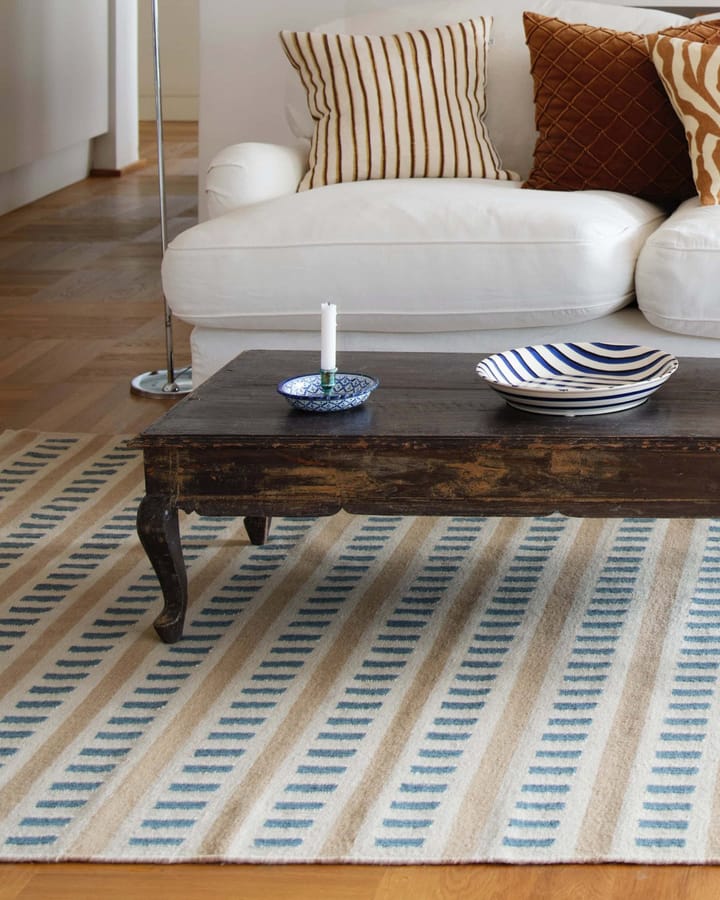Ladakh Wollteppich 230x320 cm, Off white-l. beige-heaven blue Chhatwal & Jonsson