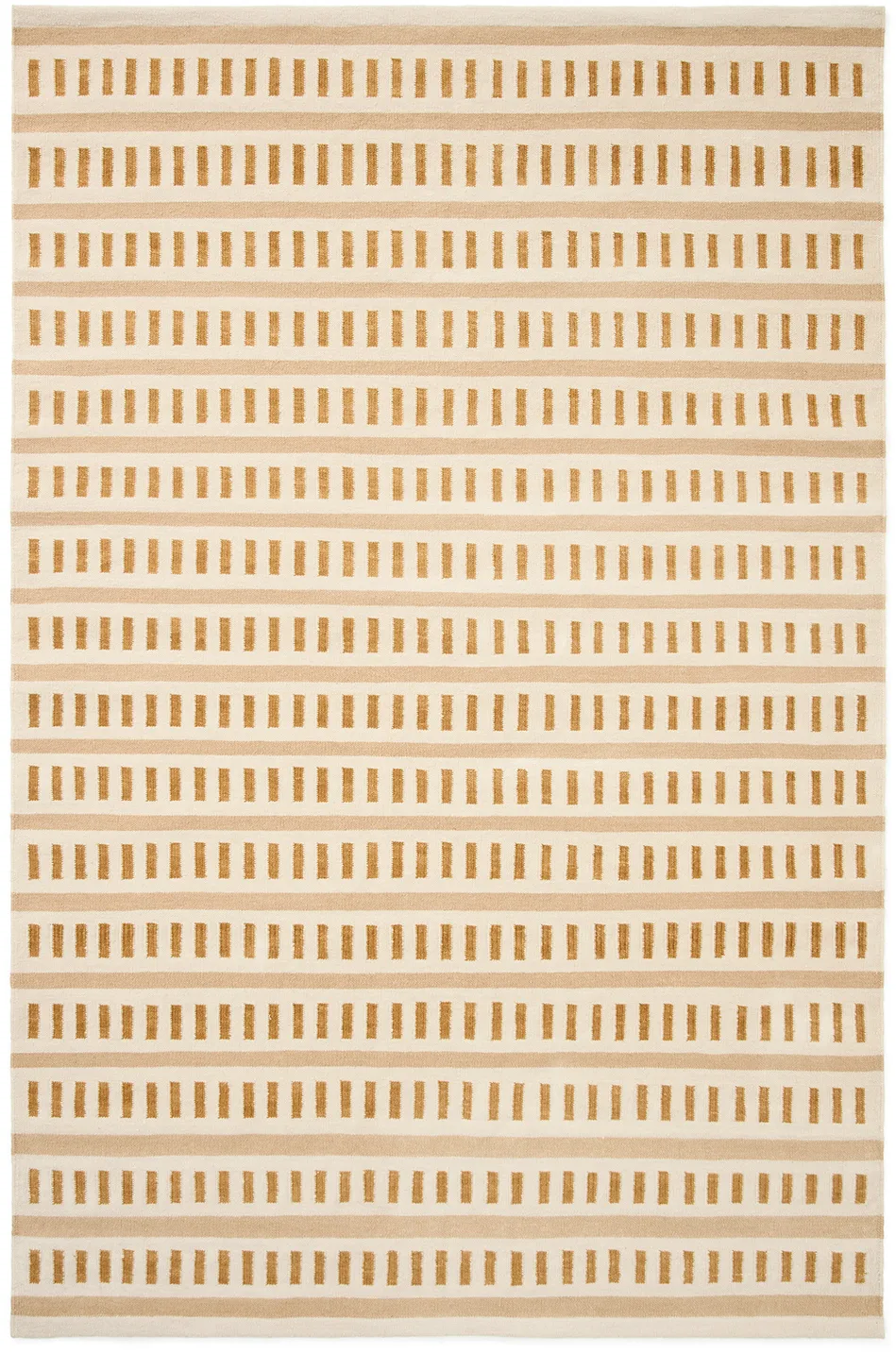 Chhatwal & Jonsson Ladakh Wollteppich Off white-beige-masala yellow, 230×320 cm