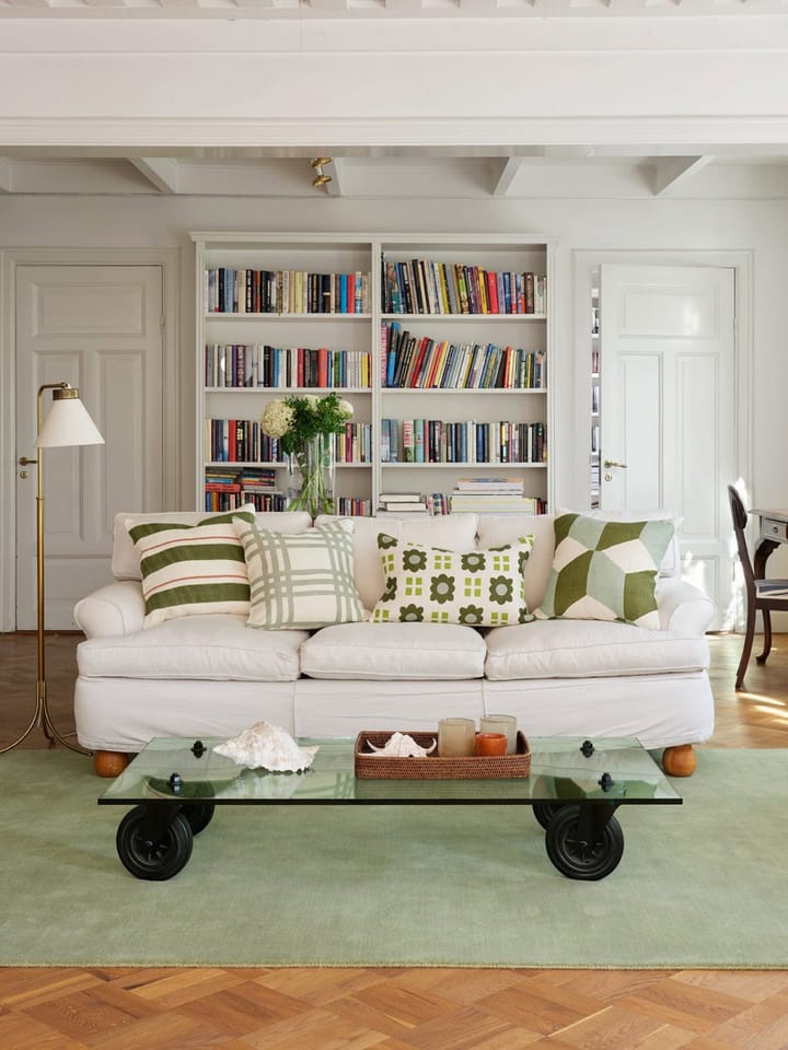 Lalit Kissenbezug 40x60 cm, Aqua-lime-cactus green Chhatwal & Jonsson