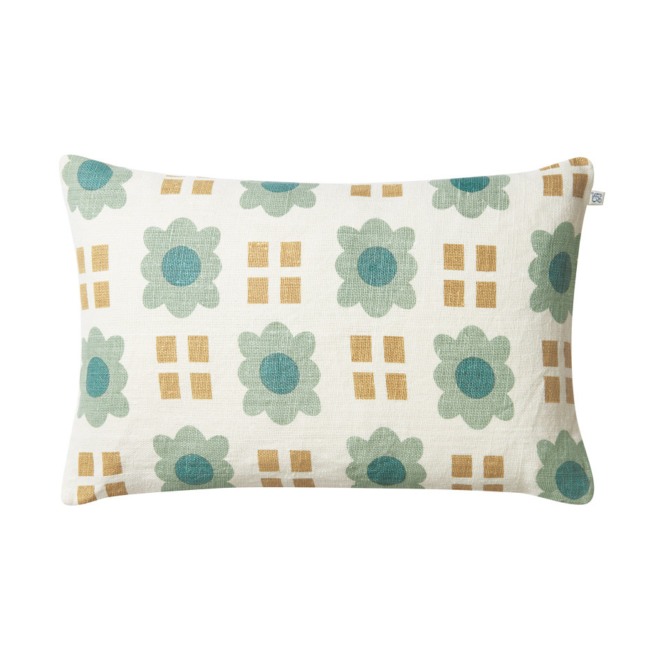 Chhatwal & Jonsson Lalit Kissenbezug 40x60 cm Heaven blue-khaki-aqua