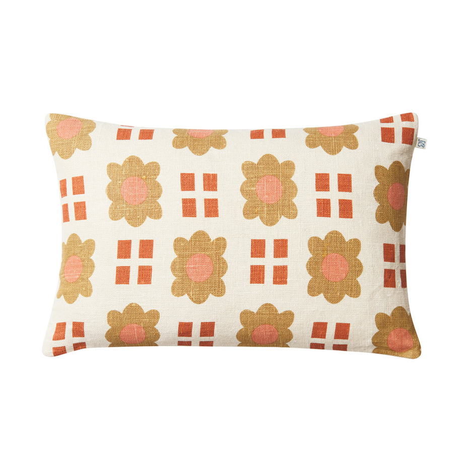 Chhatwal & Jonsson Lalit Kissenbezug 40x60 cm Rose-apricot orange-khaki