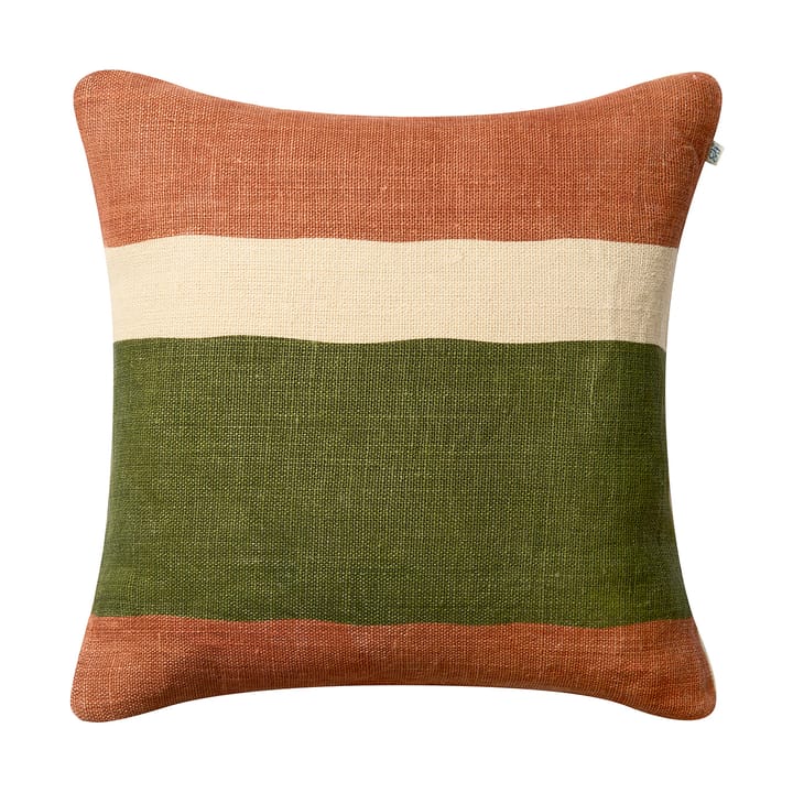 Manali Kissenbezug 50x50 cm, Apricot orange-cactus green Chhatwal & Jonsson
