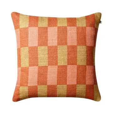 Marari Kissenbezug - Apricot orange-khaki-rose, 50x50 cm - Chhatwal & Jonsson