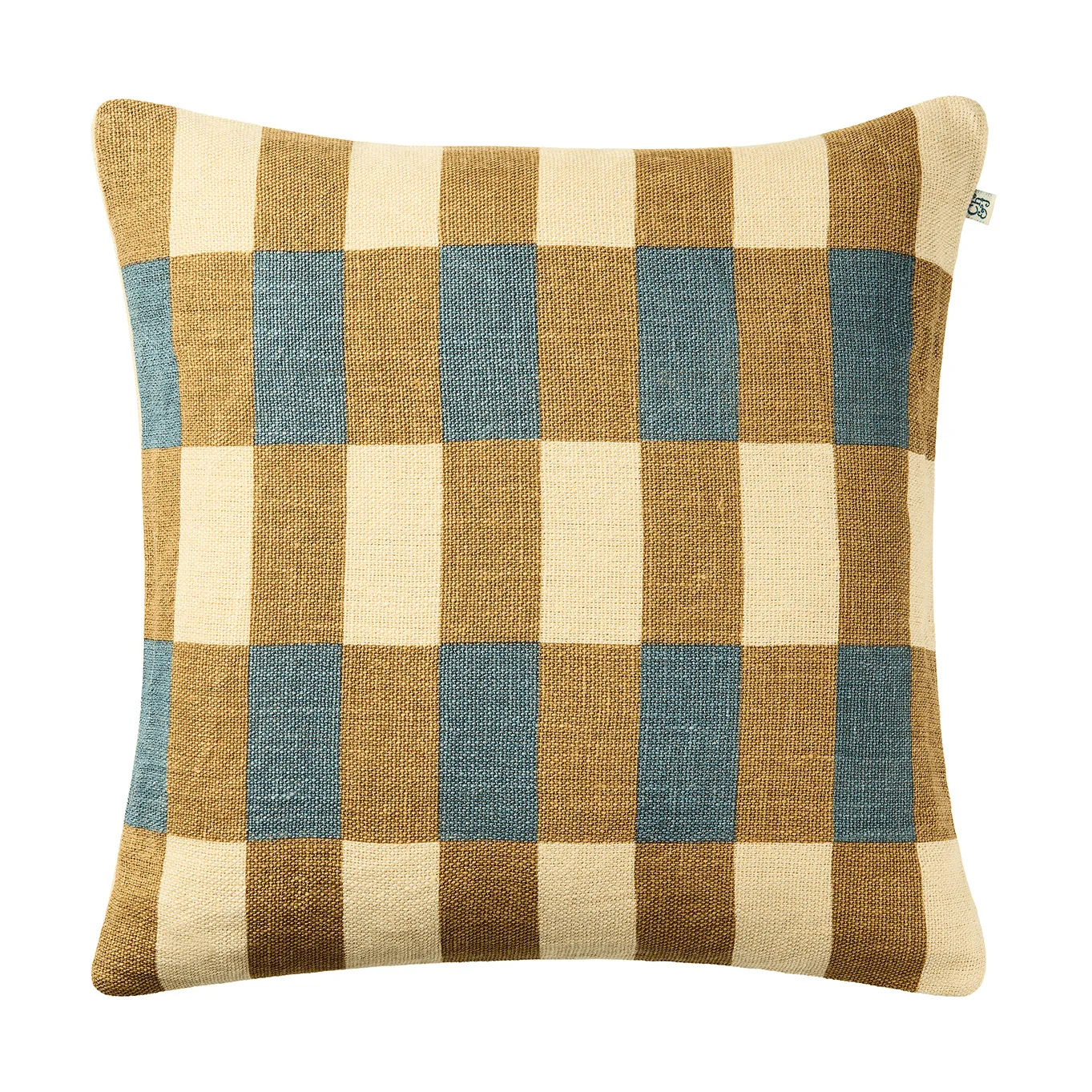Marari Kissenbezug, Khaki-Heaven Blue, 50x50 cm Chhatwal & Jonsson