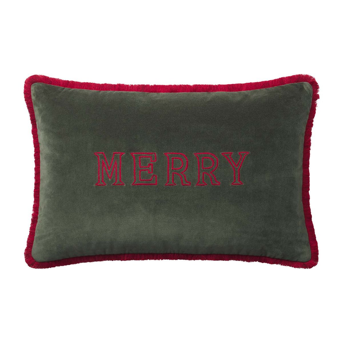 Chhatwal & Jonsson Merry Kissenbezug 40 x 60 cm Forest Green