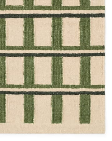 Mysore Wollteppich - Off white-green-dark green, 230x320 cm - Chhatwal & Jonsson