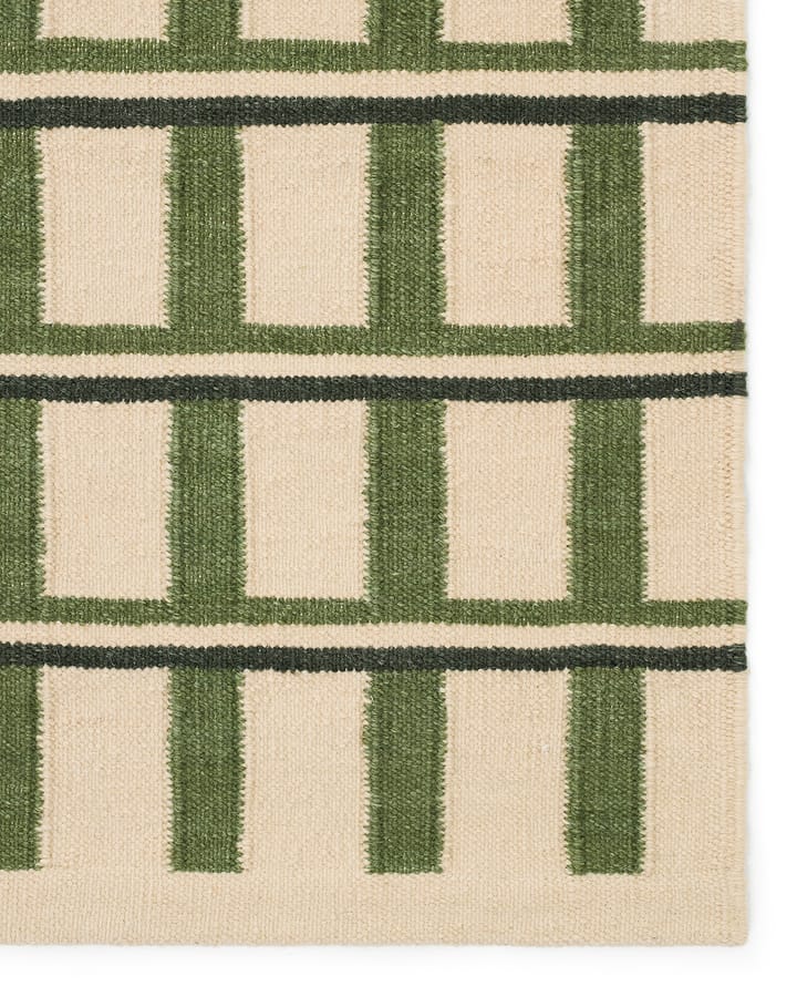 Mysore Wollteppich, Off white-green-dark green, 230x320 cm Chhatwal & Jonsson