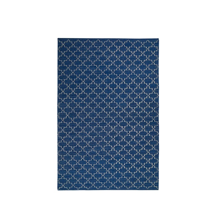 New Geometric Teppich - Indigo melange/off white, 180 x 272cm - Chhatwal & Jonsson