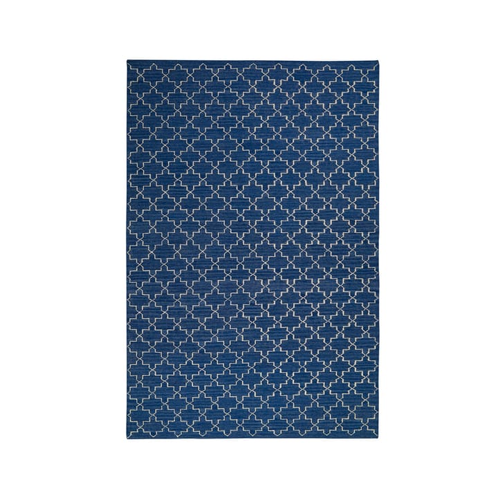 New Geometric Teppich - Indigo melange/off white, 234 x 323cm - Chhatwal & Jonsson