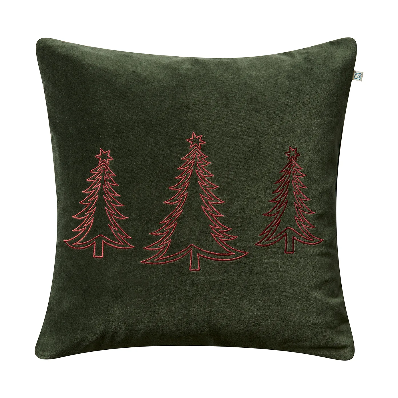 Pine Tree Kissenbezug 50x50 cm, Forest green Chhatwal & Jonsson