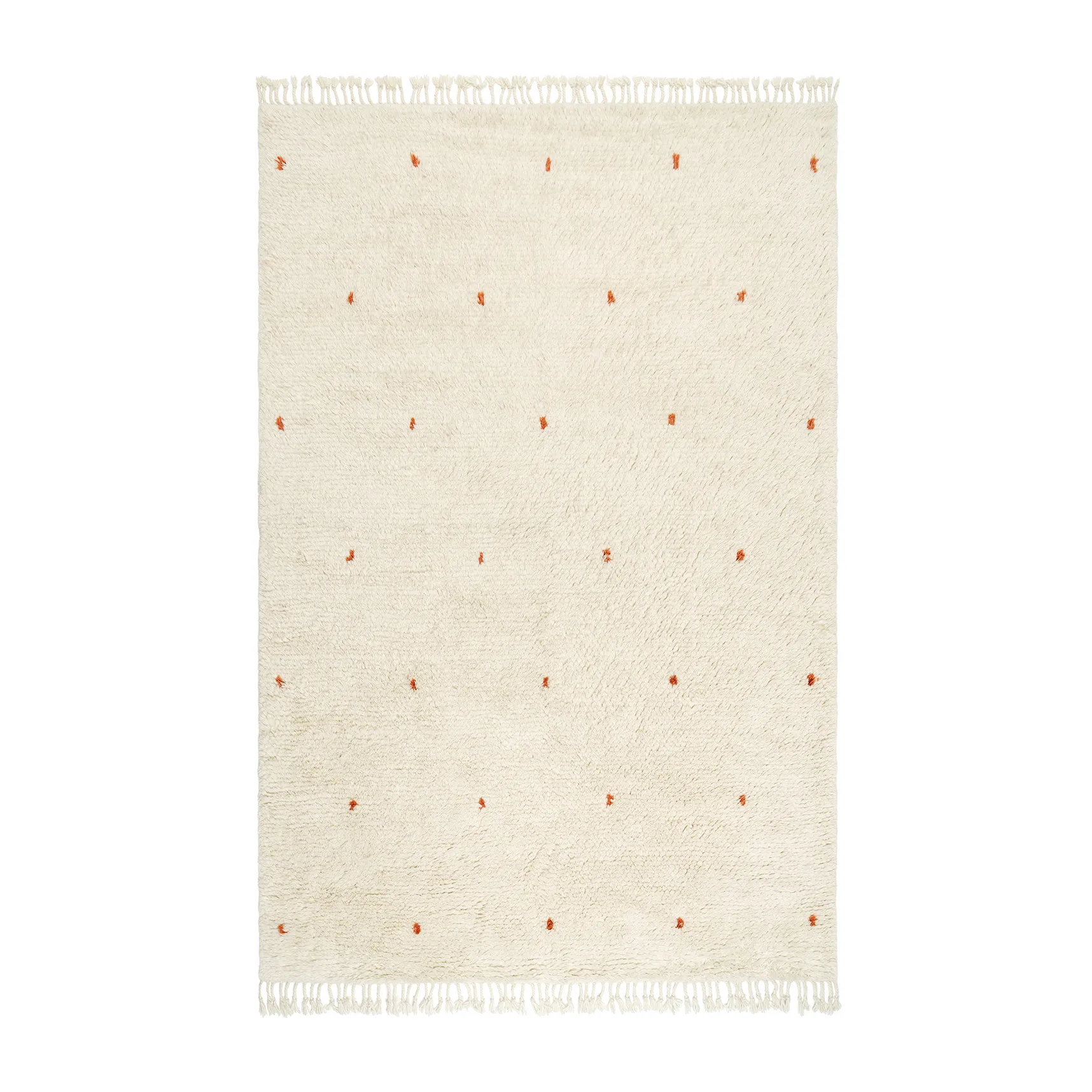 Ravi Teppich 230 x 320 cm, Off-White-Orange Chhatwal & Jonsson