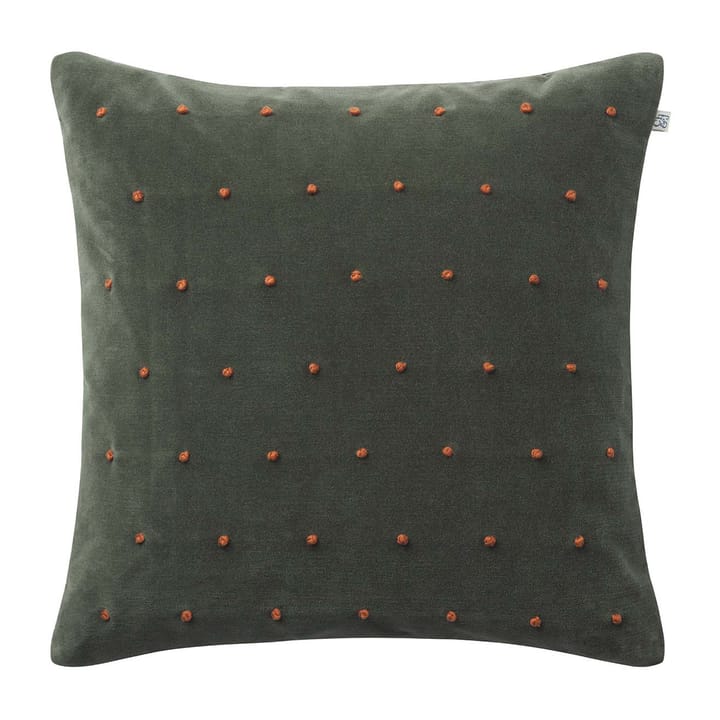 Roma Kissenbezug 50 x 50 cm - Forest Green-Terracotta - Chhatwal & Jonsson