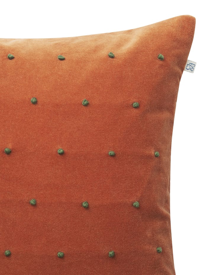 Roma Kissenbezug 50 x 50 cm, Forest Green-Terracotta Chhatwal & Jonsson