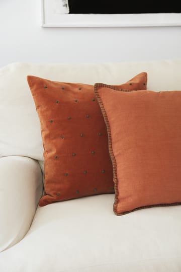 Roma Kissenbezug 50 x 50 cm - Forest Green-Terracotta - Chhatwal & Jonsson