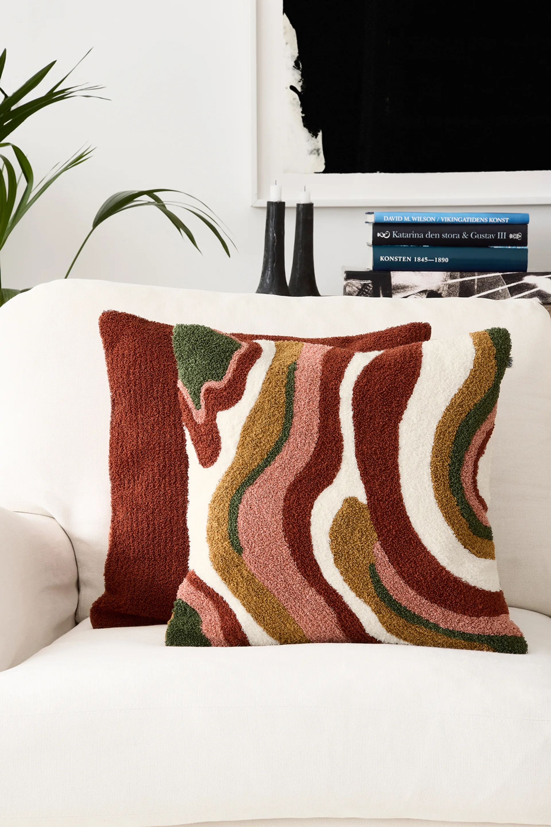 Sagar Kissenbezug 50 x 50cm, Rost-rose Chhatwal & Jonsson