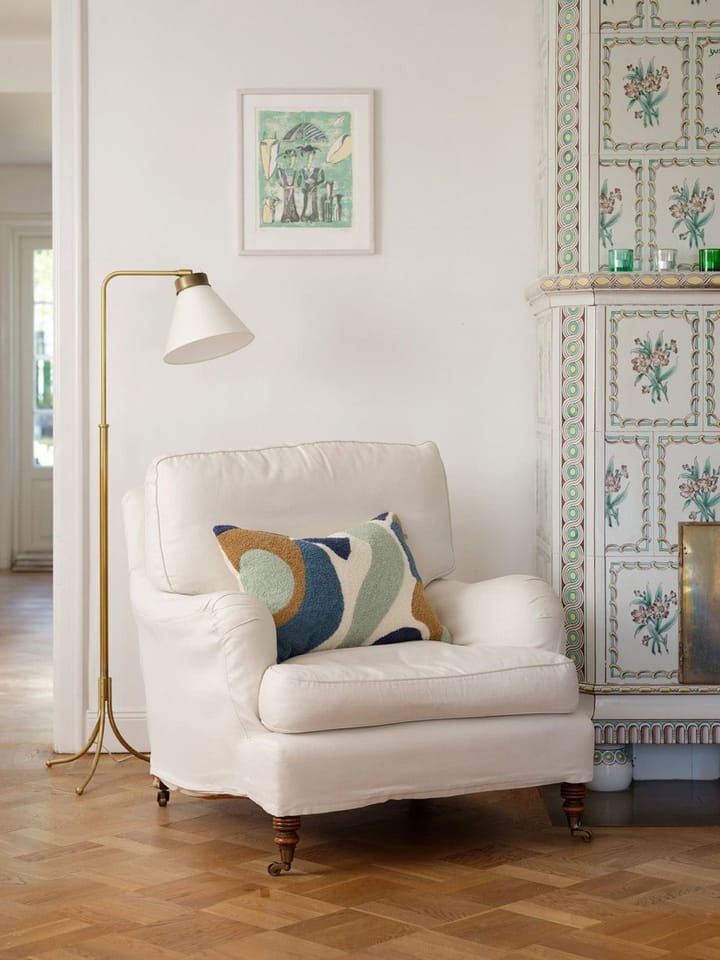 Sanskriti Kissenbezug 40x60 cm, Heaven blue-offwhite-sand-aqua Chhatwal & Jonsson