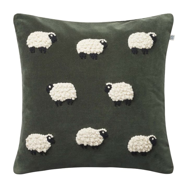 Sheep Kissenbezug 50 x 50 cm - Forest Green - Chhatwal & Jonsson