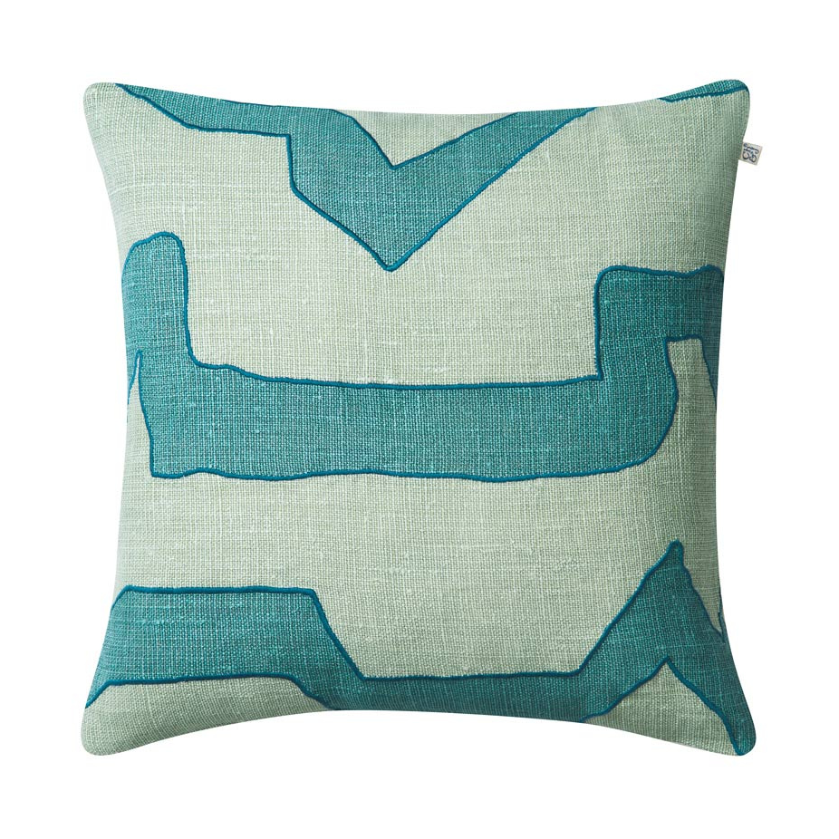 Chhatwal & Jonsson Sikkim Kissenbezug 50 x 50cm Heaven blue-aqua
