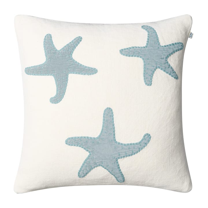 Star Fish Kissenbezug 50 x 50cm - Off white-aqua - Chhatwal & Jonsson