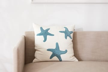 Star Fish Kissenbezug 50 x 50cm - Off white-heaven blue - Chhatwal & Jonsson