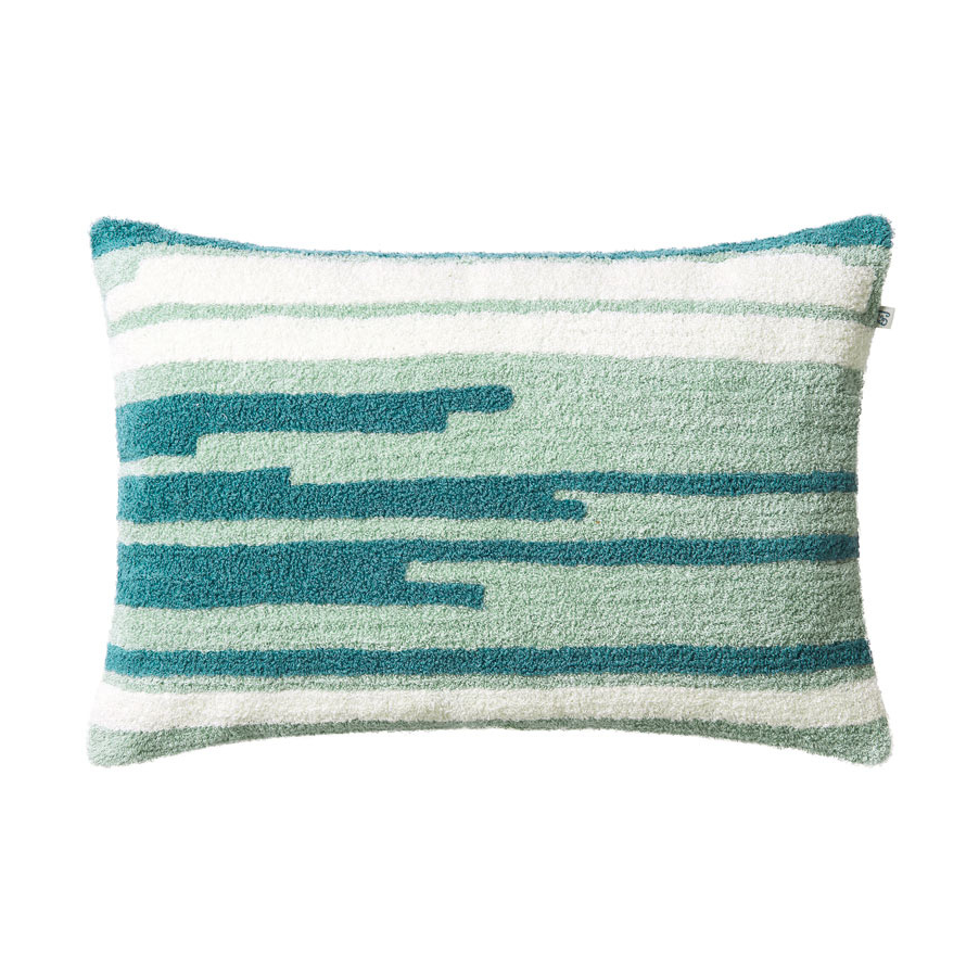 Chhatwal & Jonsson Stripe Asis Kissenbezug 40x60 cm Heaven blue-aqua-off white