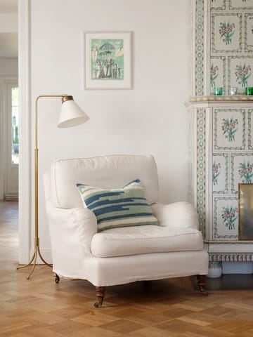 Stripe Asis Kissenbezug 40x60 cm - Heaven blue-aqua-off white - Chhatwal & Jonsson