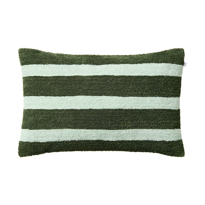 Stripe Leinen Boucle Kissenbezug 40x60 cm - Cactus green-aqua - Chhatwal & Jonsson