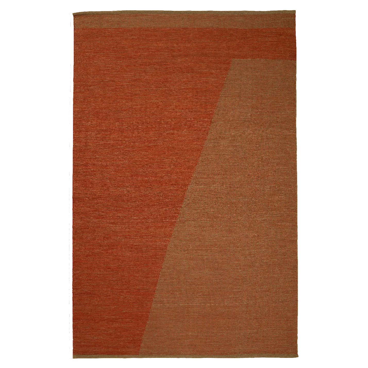 Una Wollteppich 180 x 270cm, Rust-beige Chhatwal & Jonsson