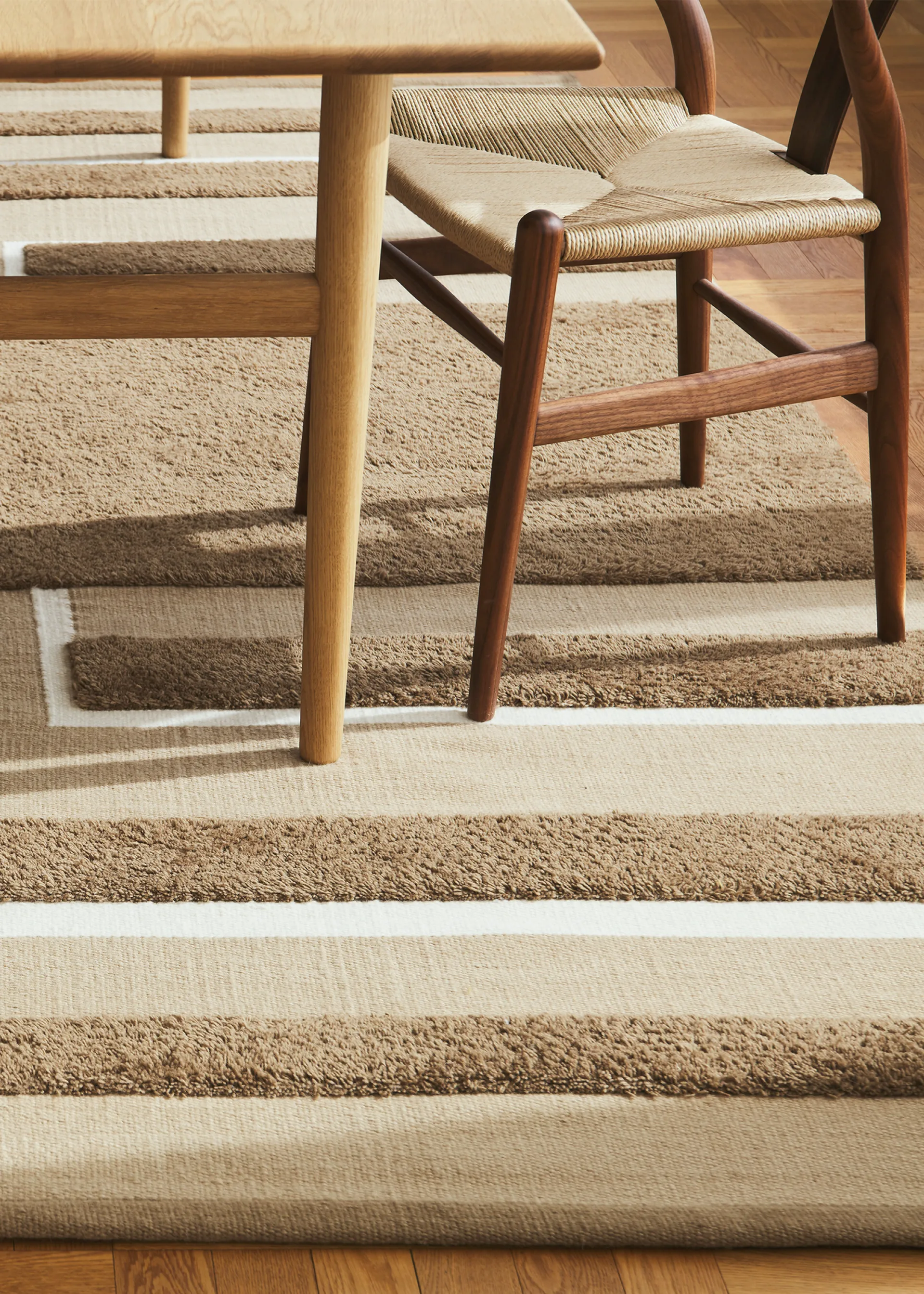 Veda Teppich 250 x 350 cm, Mocha-Beige-Off-White Chhatwal & Jonsson