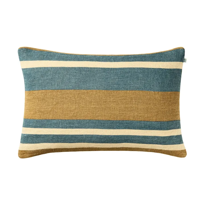 Vera Kissenbezug - Khaki-Heaven Blue, 40x60 cm - Chhatwal & Jonsson