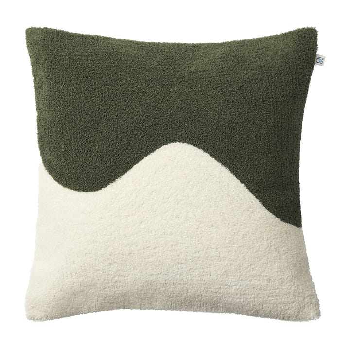 Yogi Kissenbezug 50 x 50 cm - Cactus green-off white - Chhatwal & Jonsson