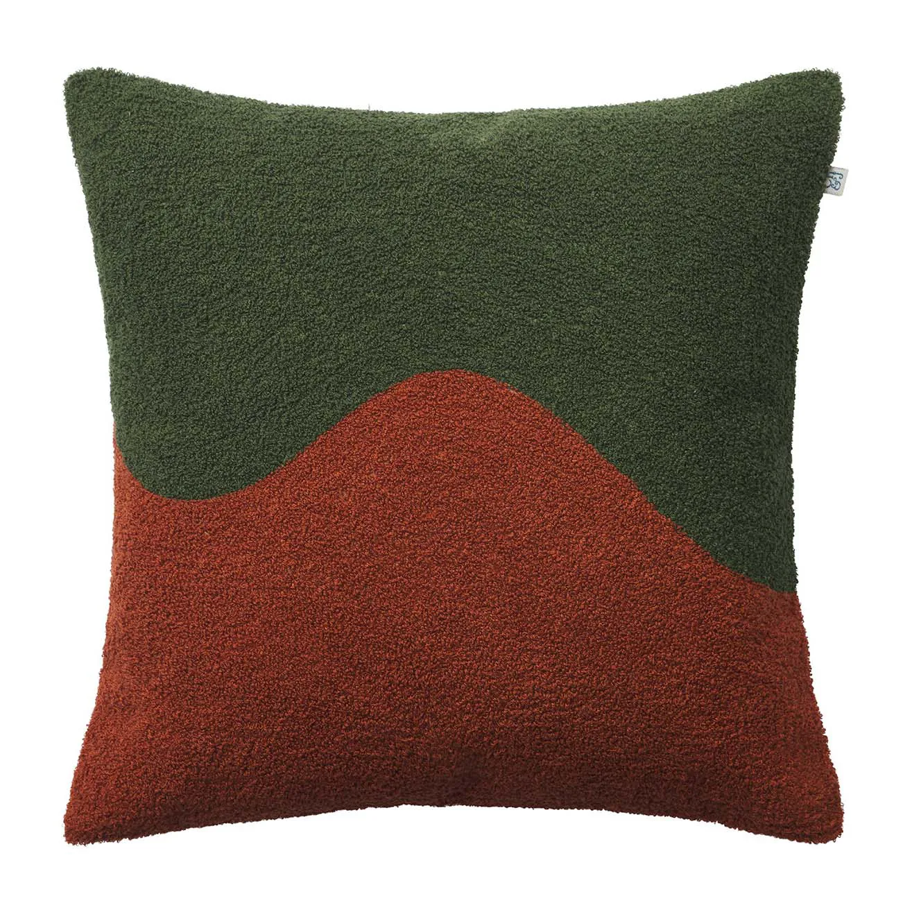 Yogi Kissenbezug 50 x 50 cm, Forest Green-Terracotta Chhatwal & Jonsson