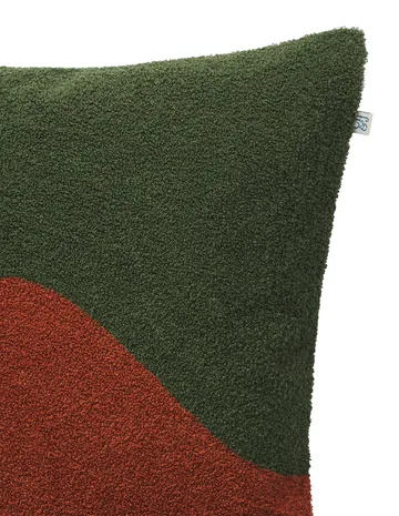 Yogi Kissenbezug 50 x 50 cm - Forest Green-Terracotta - Chhatwal & Jonsson