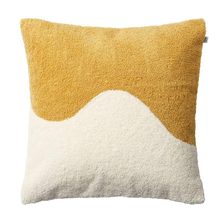 Yogi Kissenbezug 50 x 50 cm - Spicy yellow-off white - Chhatwal & Jonsson