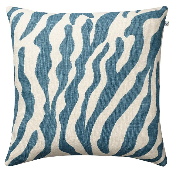 Zebra Kissenbezug 50 x 50cm, Heaven blue Chhatwal & Jonsson