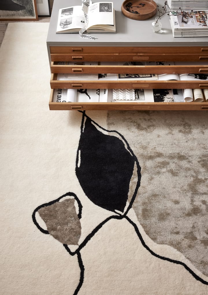 Abstract Teppich 250 x 350cm - Ivory - Classic Collection