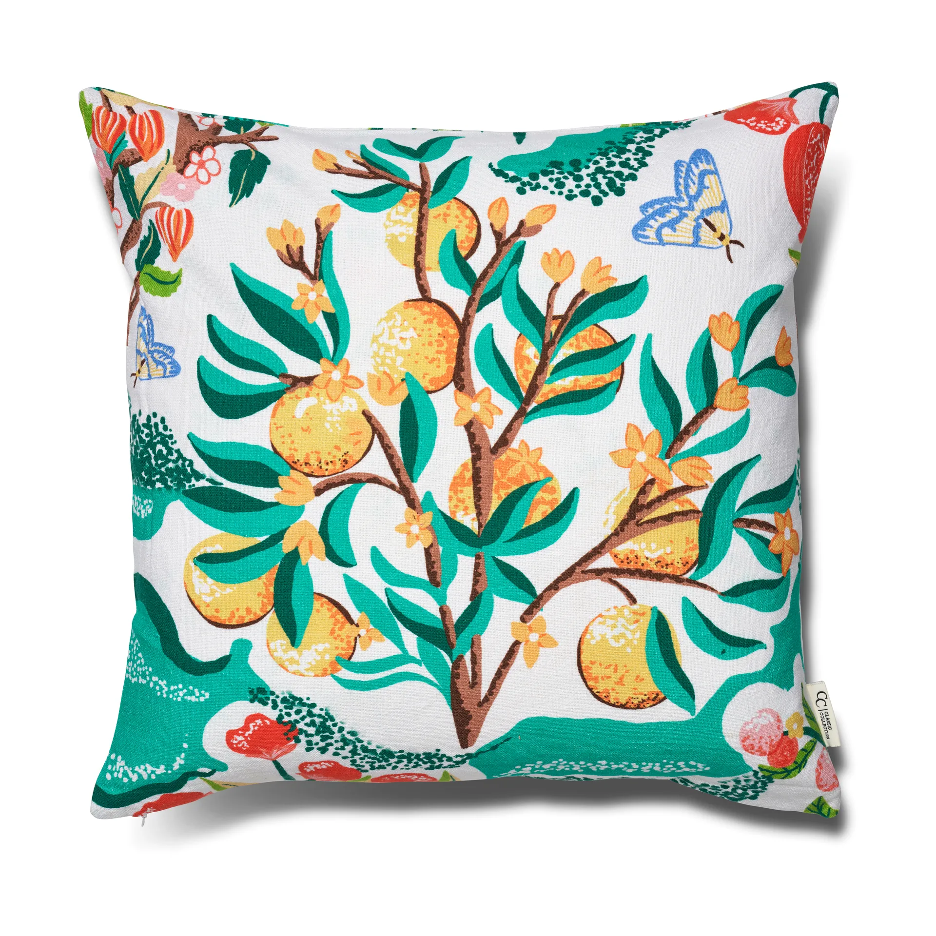 Botanical Orange Kissenbezug 50x50 cm, White Classic Collection