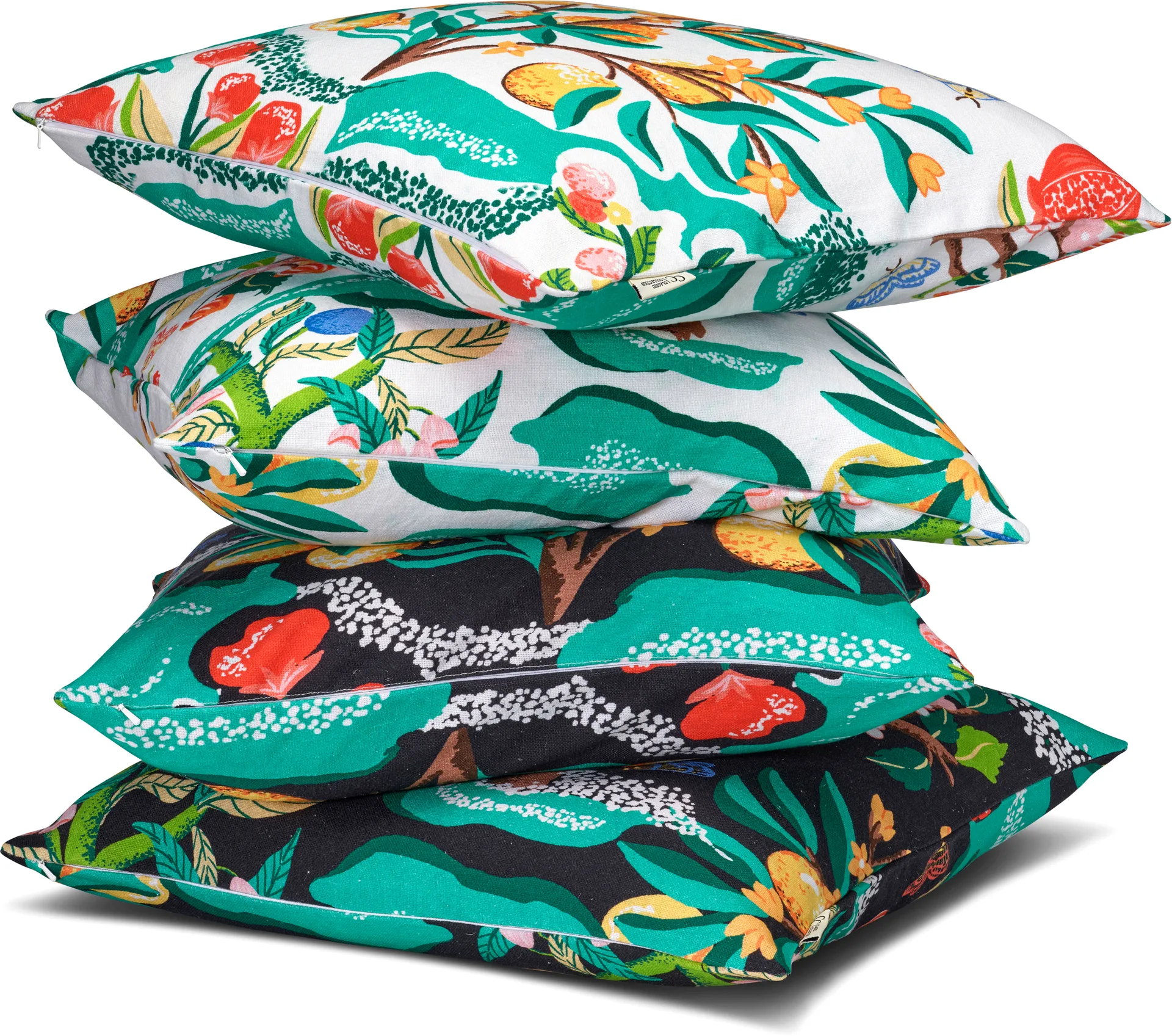 Botanical Orange Kissenbezug 50x50 cm, White Classic Collection